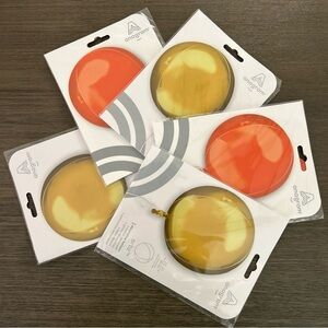 15 in Gold & Red Orbz Foil Balloon Party Decorating Supplies Anagram Set Of 5